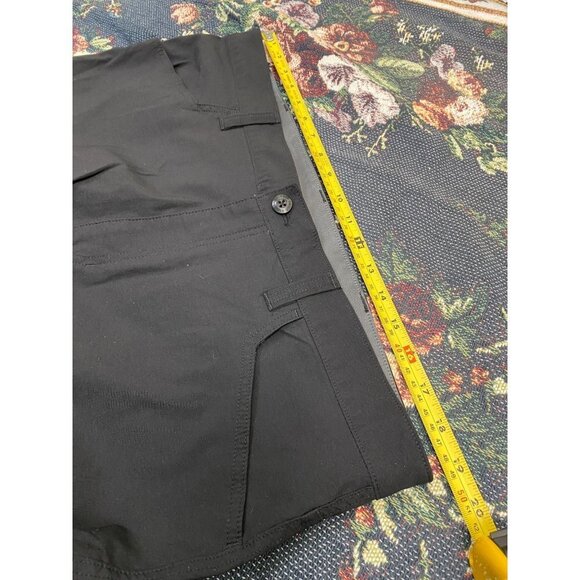 Eddie Bauer Convertible Cargo Black Pants Mens 40x34 Black Nylon Stretch Outdoor - Picture 6 of 14